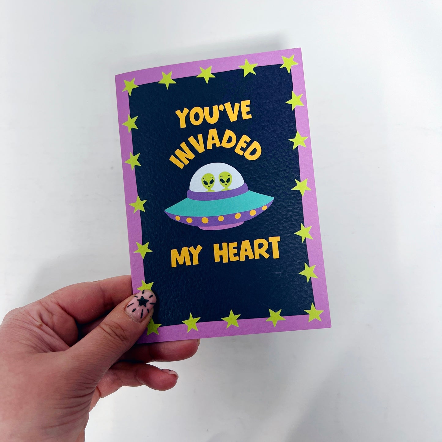You've Invaded My Heart Card