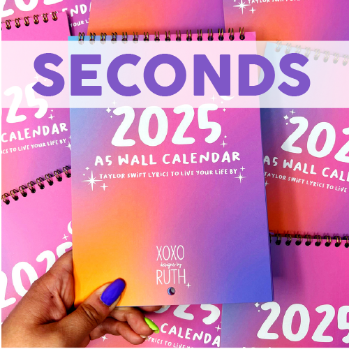 *SECONDS* 2025 A5 Taylor Swift Lyrics Calendar