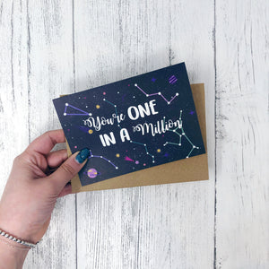 You're One In A Million Card
