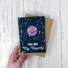 You Are My Universe Card
