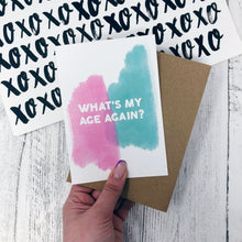 What's My Age Again Card