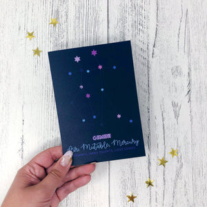 Gemini Constellation Card