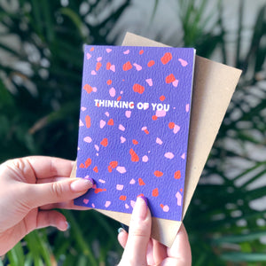 Thinking Of You Terrazzo Card