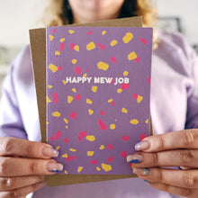 Happy New Job Terrazzo Card