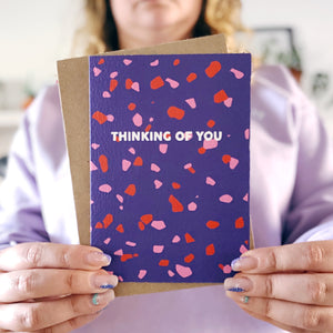 Thinking Of You Terrazzo Card