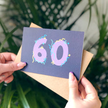 60th Birthday Card