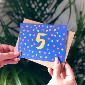 5th Birthday Card