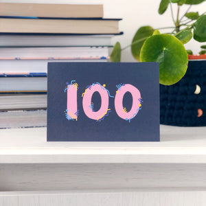 100th Birthday Card