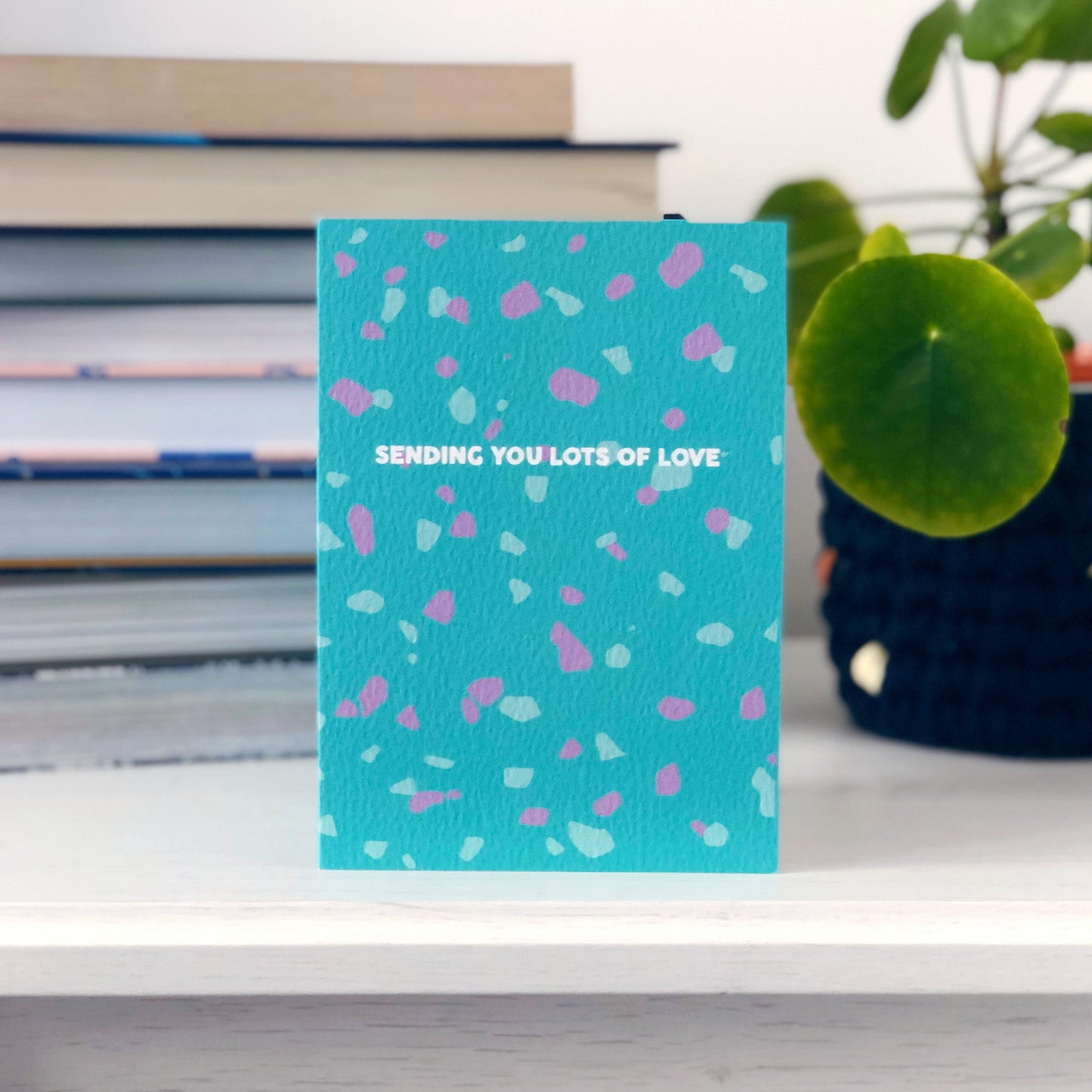 Sending You Lots of Love Terrazzo Card