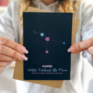 Cancer Constellation Card