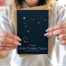 Pisces Constellation Card
