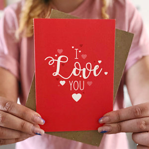 I Love You Card