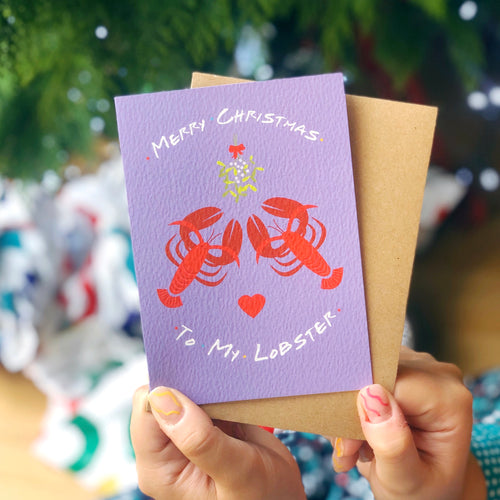 To My Lobster Christmas Card