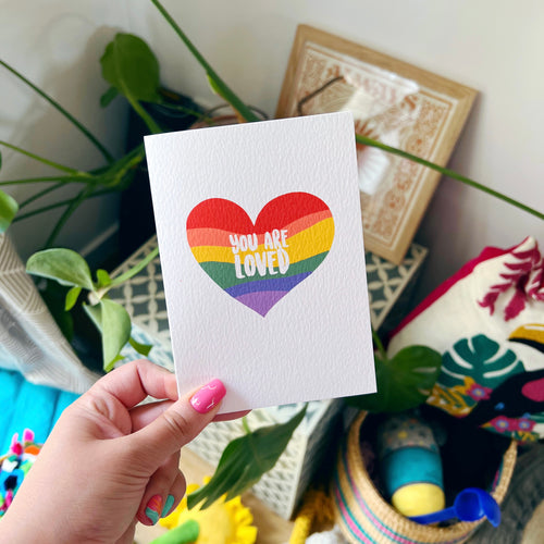Charity Pride 'You Are Loved' Card