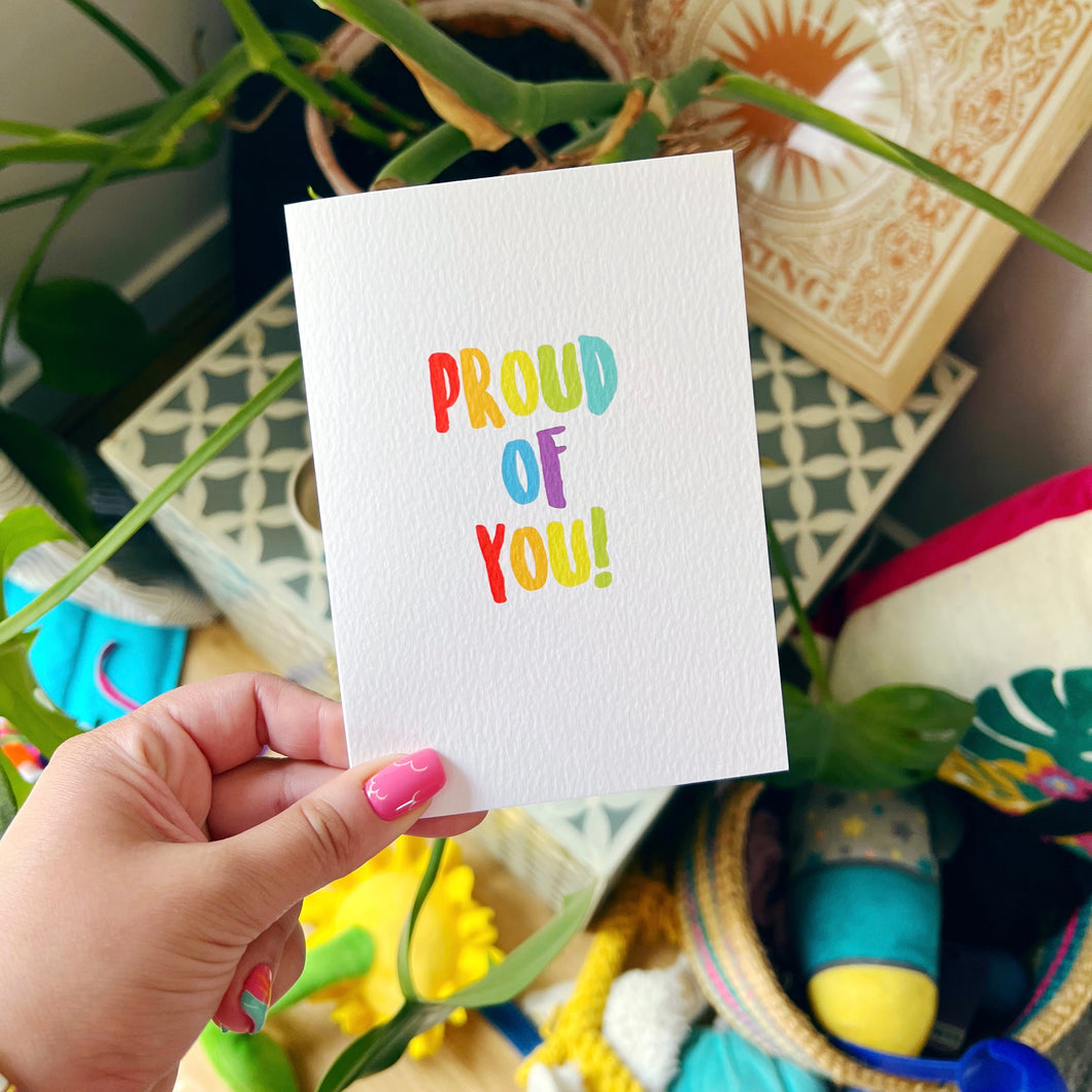 Charity Pride 'Proud Of You' Card
