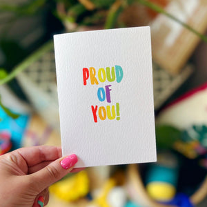 Charity Pride 'Proud Of You' Card