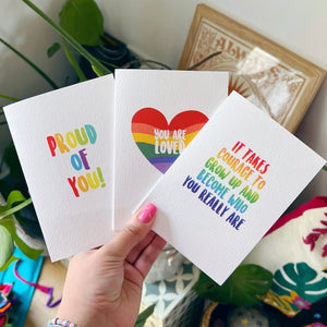 Charity Pride 'You Are Loved' Card
