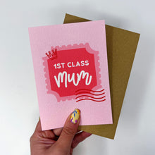 First Class Mum Card