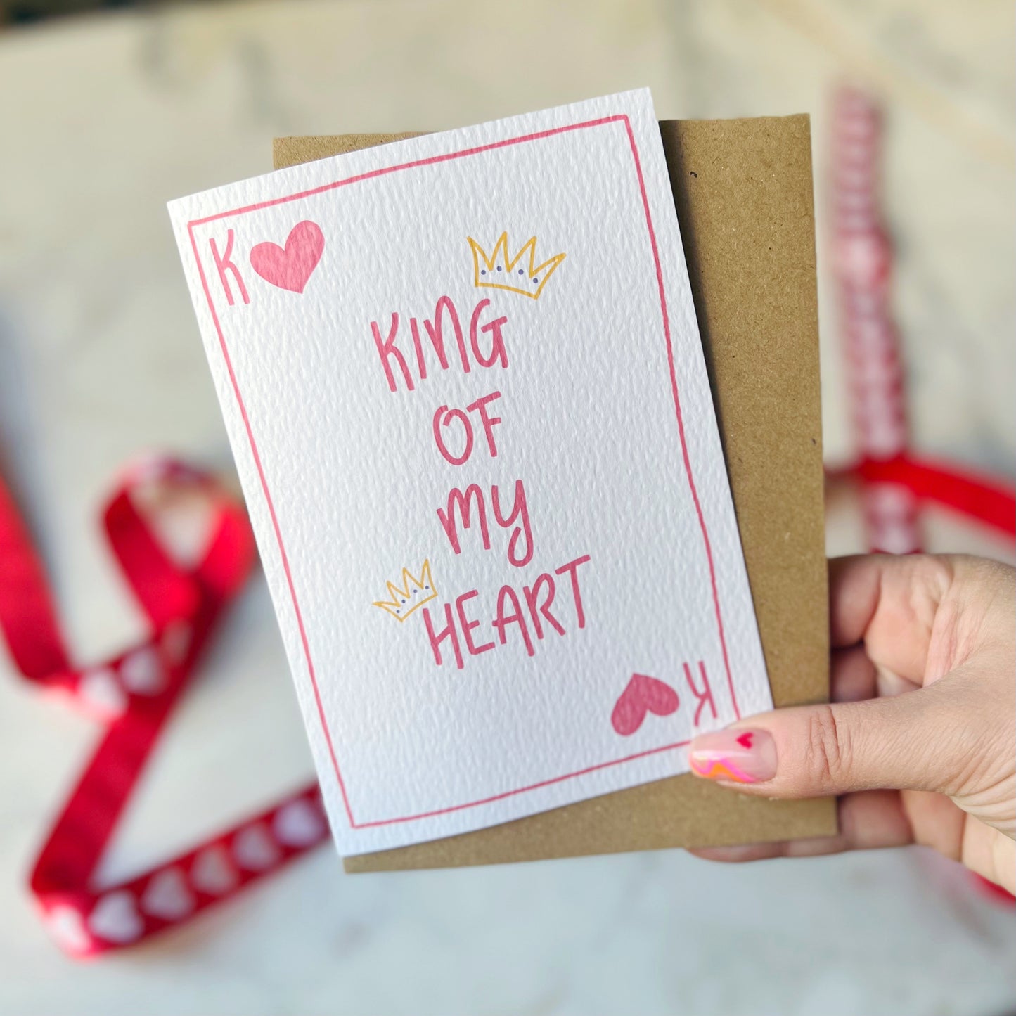 King Of My Heart Card