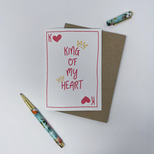 King Of My Heart Card