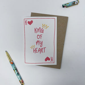 King Of My Heart Card