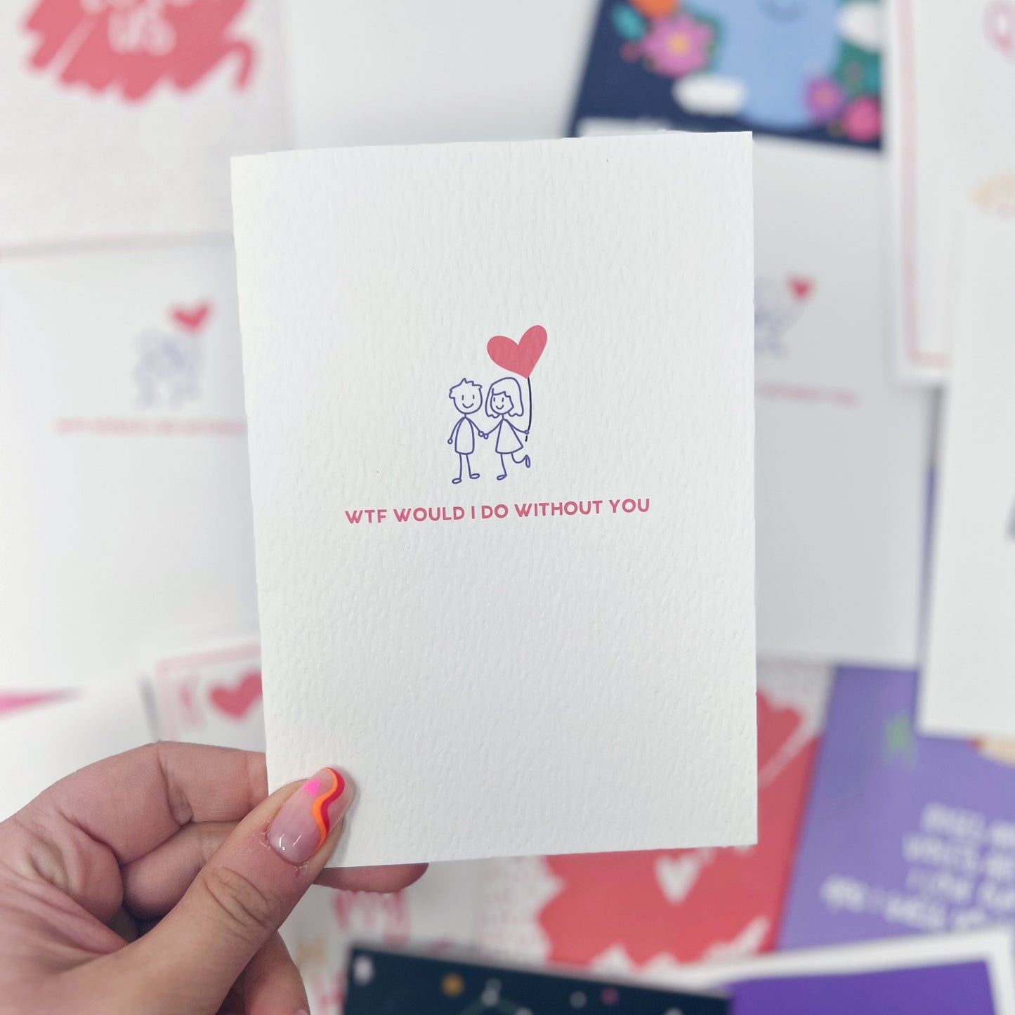 WTF Would I Do Without You Card Male/Female