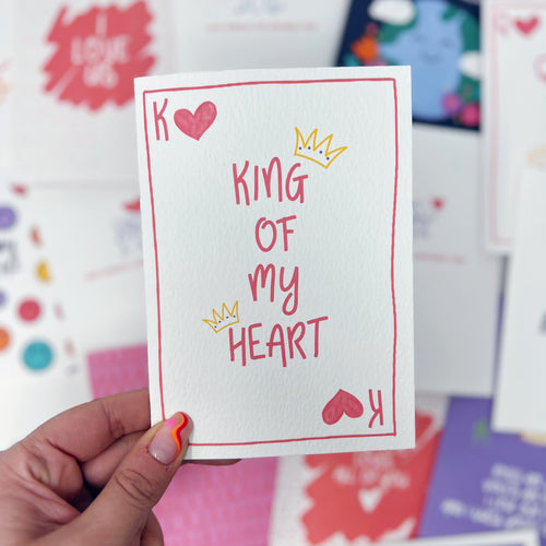 King Of My Heart Card