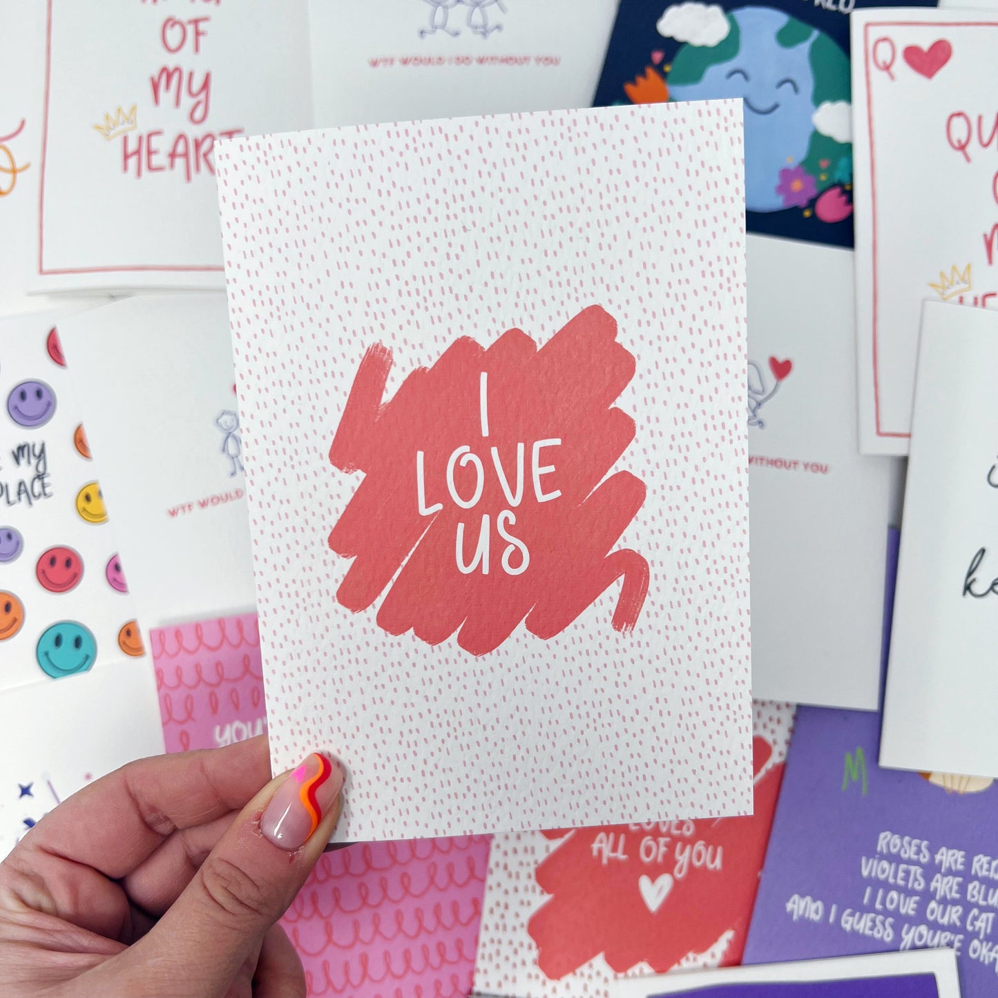 I Love Us Card