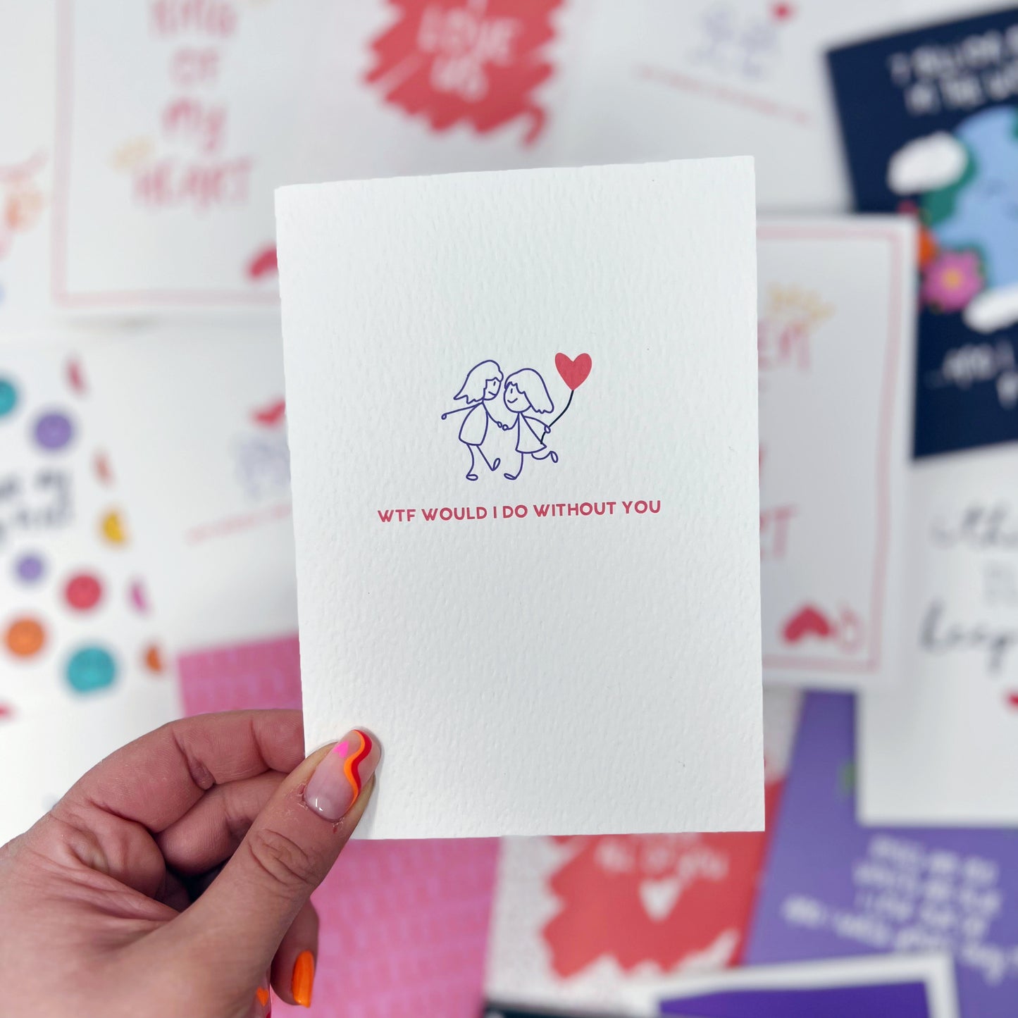 WTF Would I Do Without You Card Female/Female