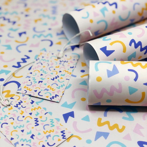 Party Gift Wrap Three Sheets